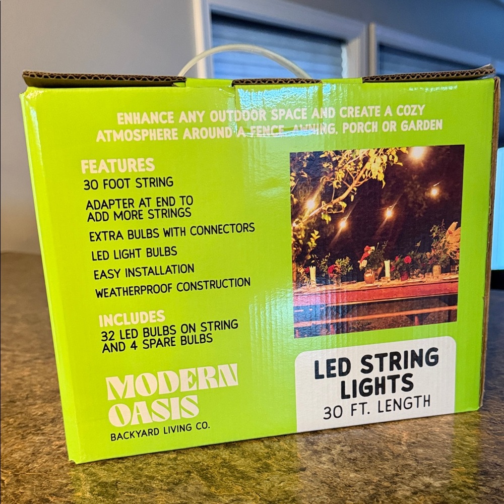 LED String Lights - Warm Yellow - Picture 3 of 8